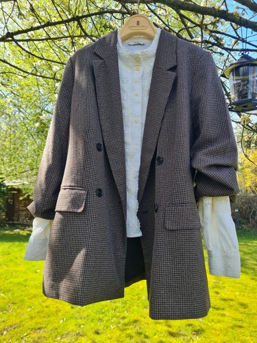 Karierter blazer m - karierter, gr.