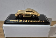 Schuco Piccolo Porsche 356 A Club Deutschland e.V 1:90 in OVP Clubmodell Gold