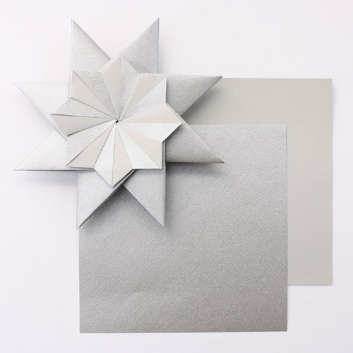 Strukturpapier inakusa silber - strukturpapier,