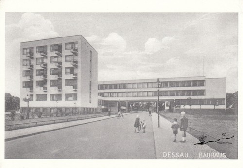 Kunstkarte bauhaus dessau - ,