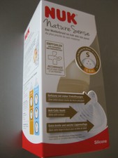 Nuk Nature Sense Babyflasche Weiß 150ml Gr. S 0-6 Monate Anti Colic Soft Neu