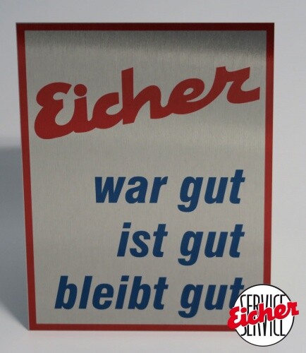 Eicher schild war - eicher,