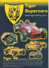Tiger R6, Z100 & B6 kit cars (Lotus 7 replicas, GB) _2003 Prospekt / Brochure