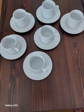 Espressotassen 6er Set mit Untertasse