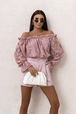 🌸 Spitzenbluse Off Shoulder