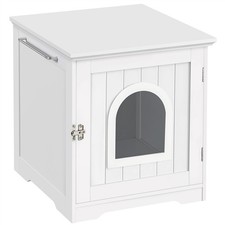 Katzentoilette Geschlossene Katzenklo Katzenhaus mit Handtuchhalter wie Neu
