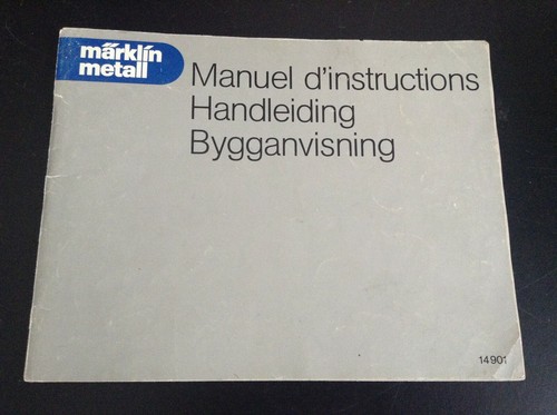 Manuel instructions marklin - instructions,