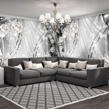 XXL VLIES FOTOTAPETE  Silber