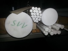 PTFE Teflon rund Ø 20 mm weiß  L = 50 mm