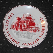 DDR Andenkenteller - VEB Leuna