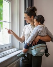 Babytrage, multifunktionale ergonomische Babytrage für neugeborene & Kleinkinder