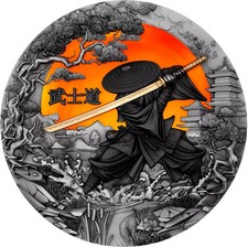 5 Dollars 2024 Niue - Bushido