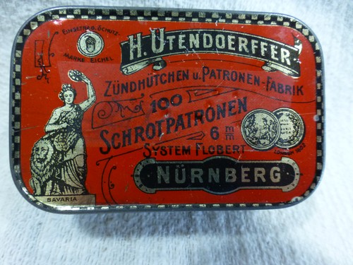 Alte blechdose utendoerffer - alte, h.