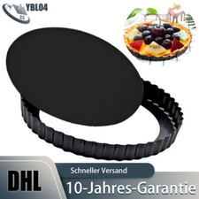 Quicheform Tarteform Tarte Form Quiche Tortenboden Backform für Tarte Schwarz