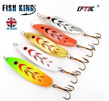 FTK FishKing 20-30g Metall Spoon Hartangeln Kunstköder für Trolling Wobler