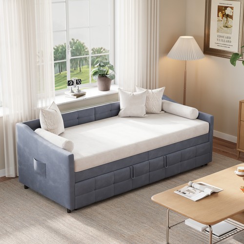 Polsterbett 90x200 mit