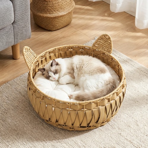 Pawhut katzenbett rattan - pawhut,
