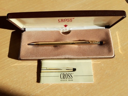 Kugelschreiber gold cross - /,