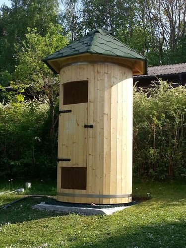 Gartendusche dusche holz - gartendusche,