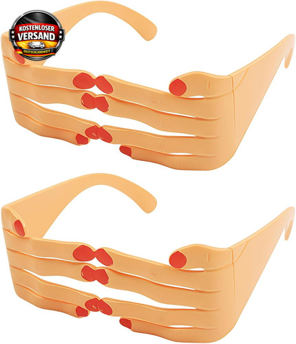 Lustige sonnenbrille 2er - lustige, set