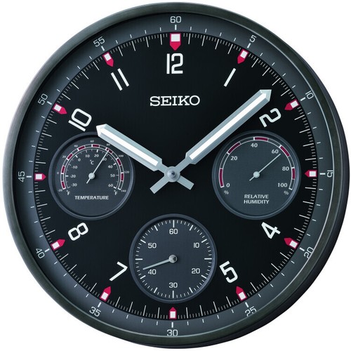Seiko wanduhr thermometer - -,