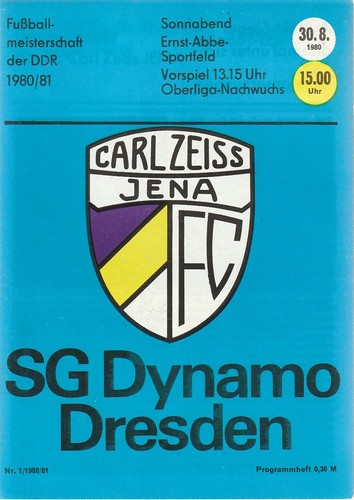 Programmheft carl zeiss - fc,