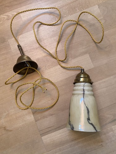Vintage-Pendelleuchte	Art-Déc
