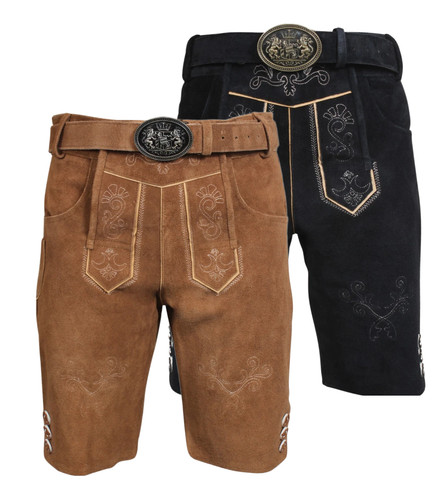 Trachtenlederhose kurz mit
