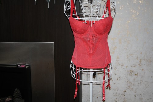 Corsage mit strapse b - corsage,
