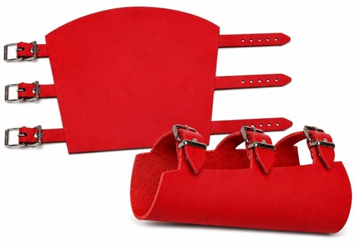Leder armschienen armstulpen - leder,