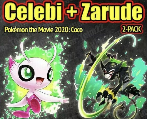 Celebi und zarude set 6dv - und, 6dv/ev