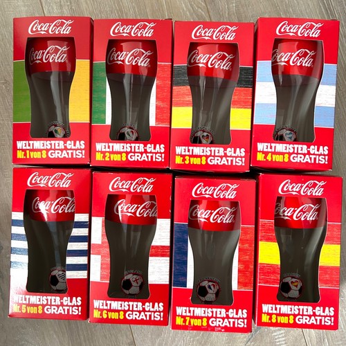 Neu gläser coca - wm, cola