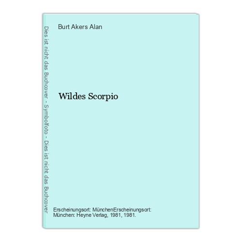 Wildes scorpio akers alan - scorpio,