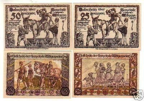 Banknoten notgeld gemeinde - 4,