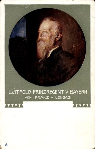 Künstler von lenbach - ak,