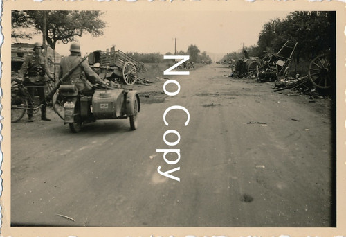 Foto wehrmacht kradfahrer - wehrmacht,