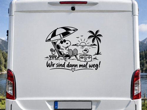 Snoopy mit woodstock xxl auto - snoopy,