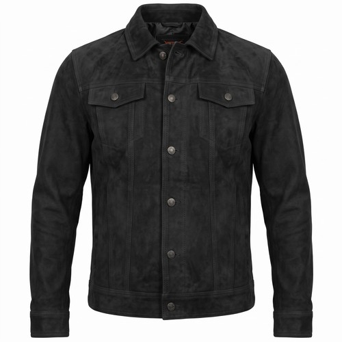 Herren jeans jacke lederjacke - herren,