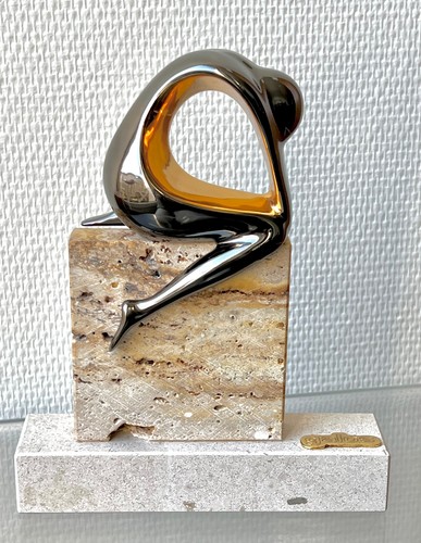 Vintage galos skulptur frauen - skulptur,