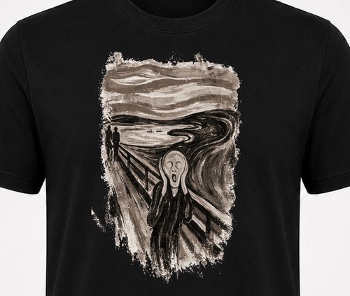 Shirt der schrei - t-shirt,