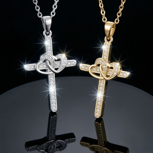 Edelstahl halskette kreuz mit - kreuz,