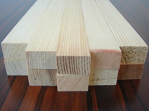 10x holzleiste kiefer fichte - 10x,