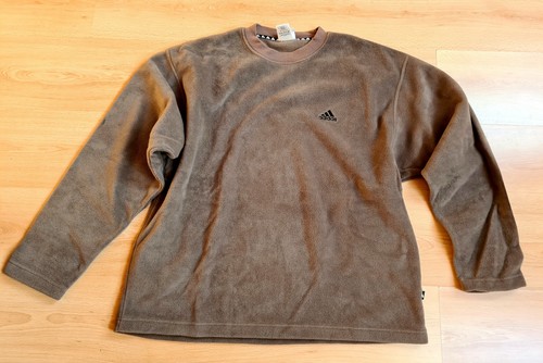 Adidas fleece pullover braun - pullover, d