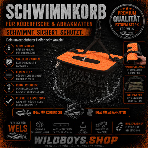 Schwimmkorb köderfische - schwimmkorb, &
