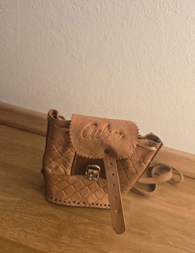Rucksack leder braun klein - leder,
