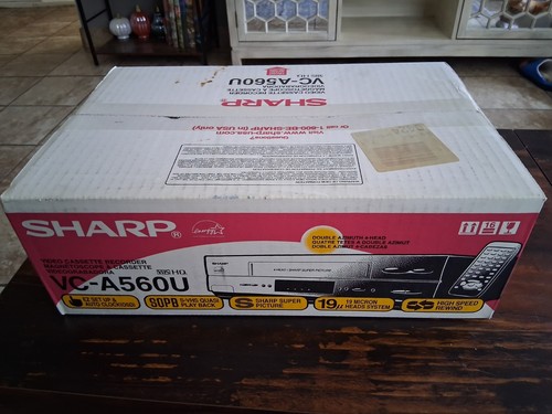 Sharp video cassette recorder - sharp,