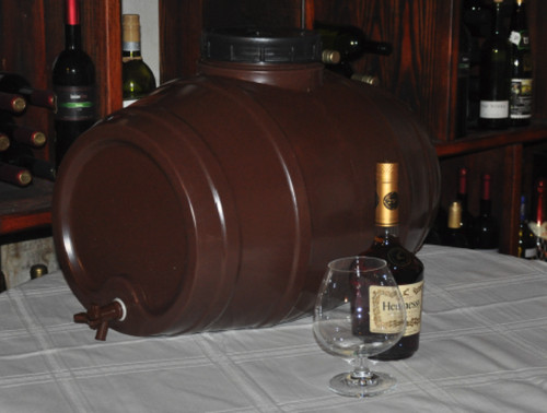 Cognacfass holzoptik - cognacfass,