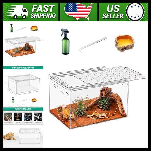 Reptile terrarium kit - terrarium,