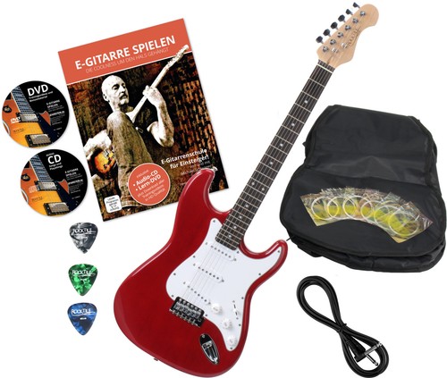 Top rote gitarre mit - top, großem