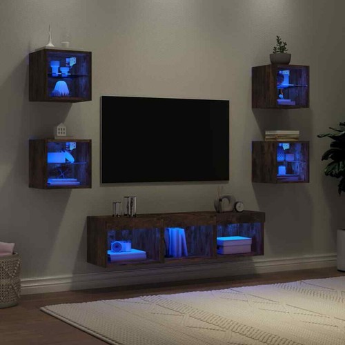 Wohnwand mit led - wohnwand,